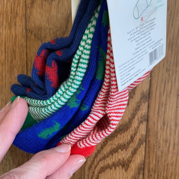 Gripper style crew socks - Picture 3 of 3